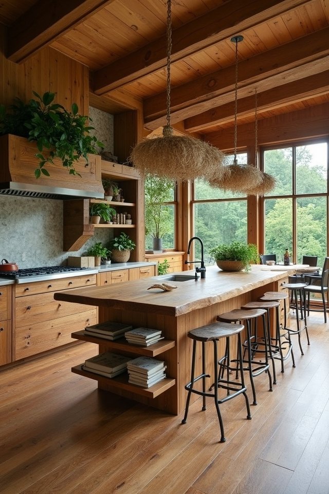 nature inspired kitchen sanctuary