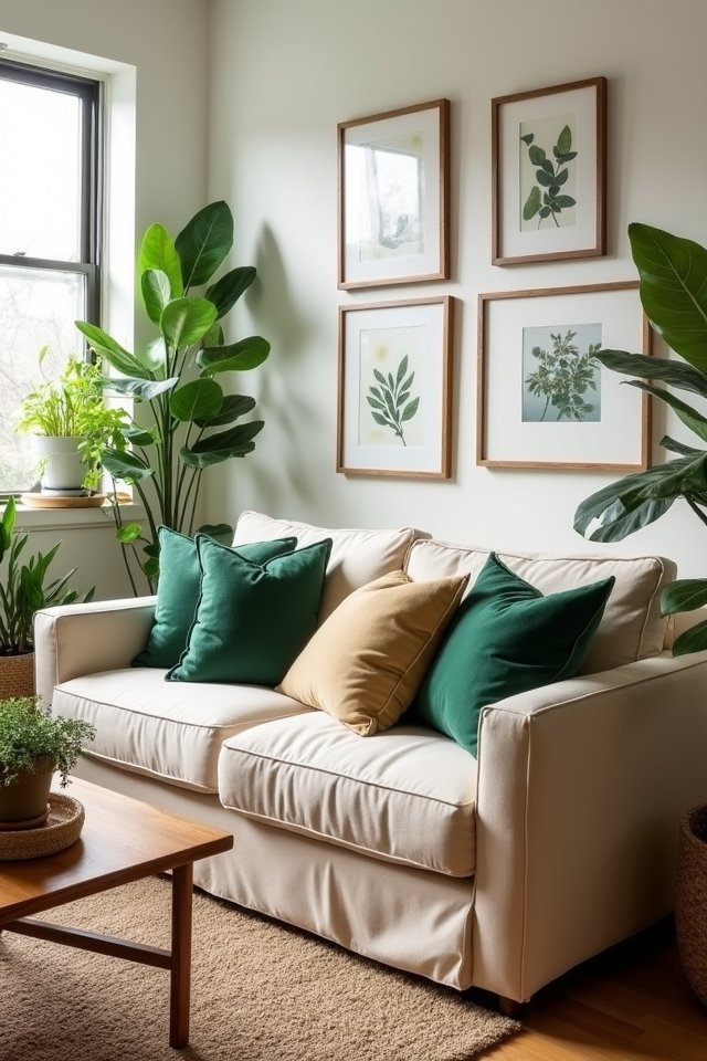 nature inspired living room decor