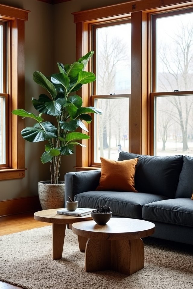 nature inspired living room design