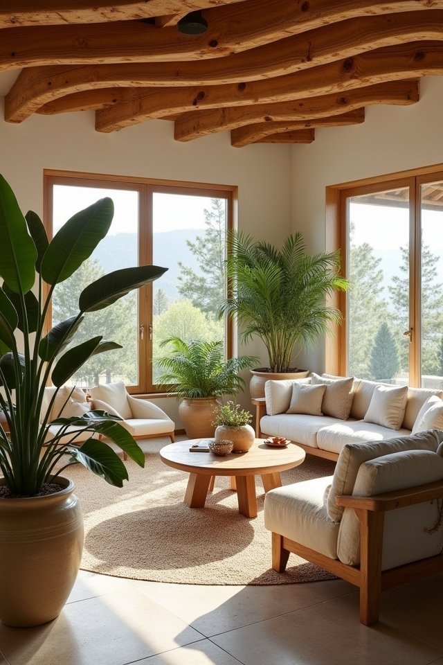 nature inspired living room tranquility