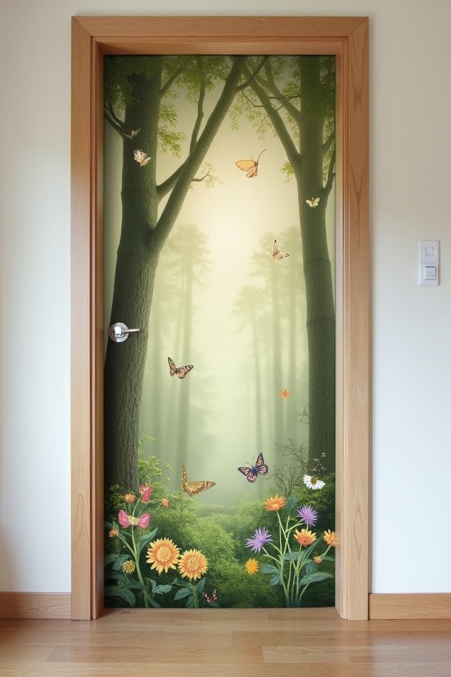 nature inspired mural transformations
