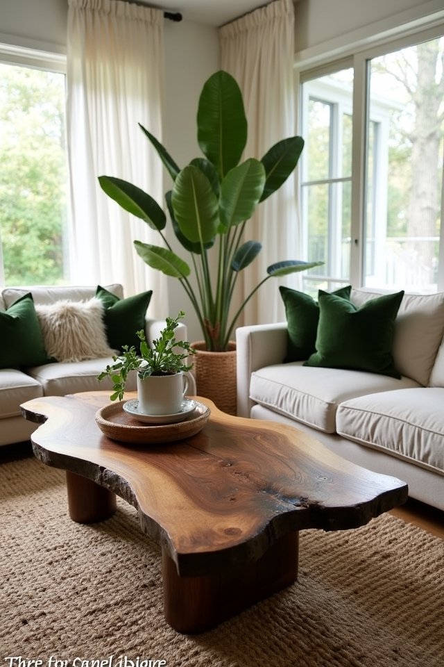 nature inspired rustic centerpiece