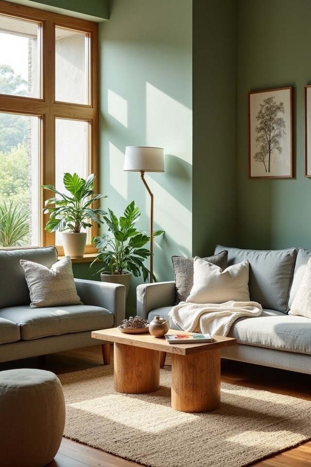 nature inspired sage green decor