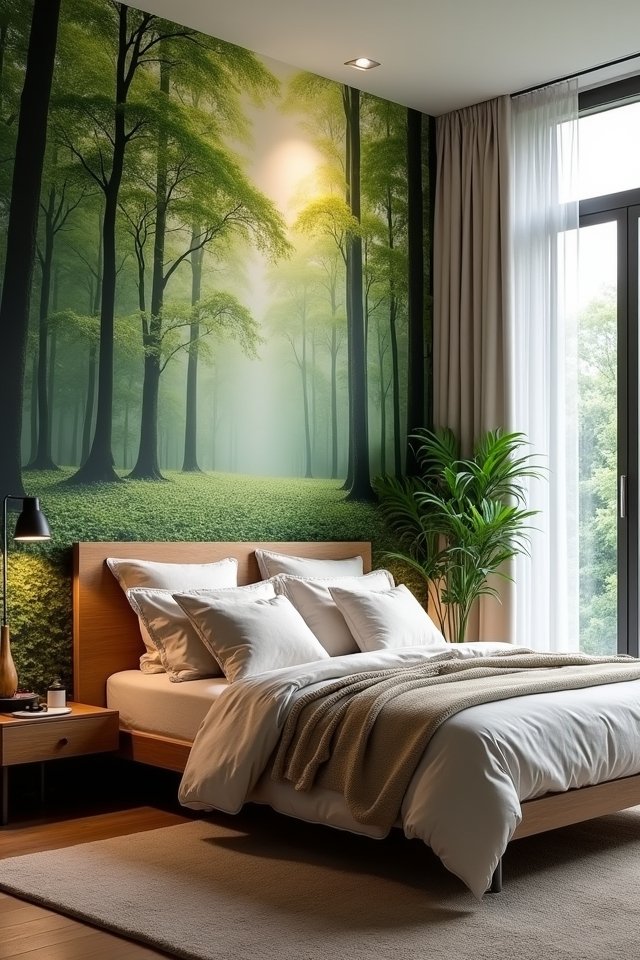 nature inspired serene bedroom designs