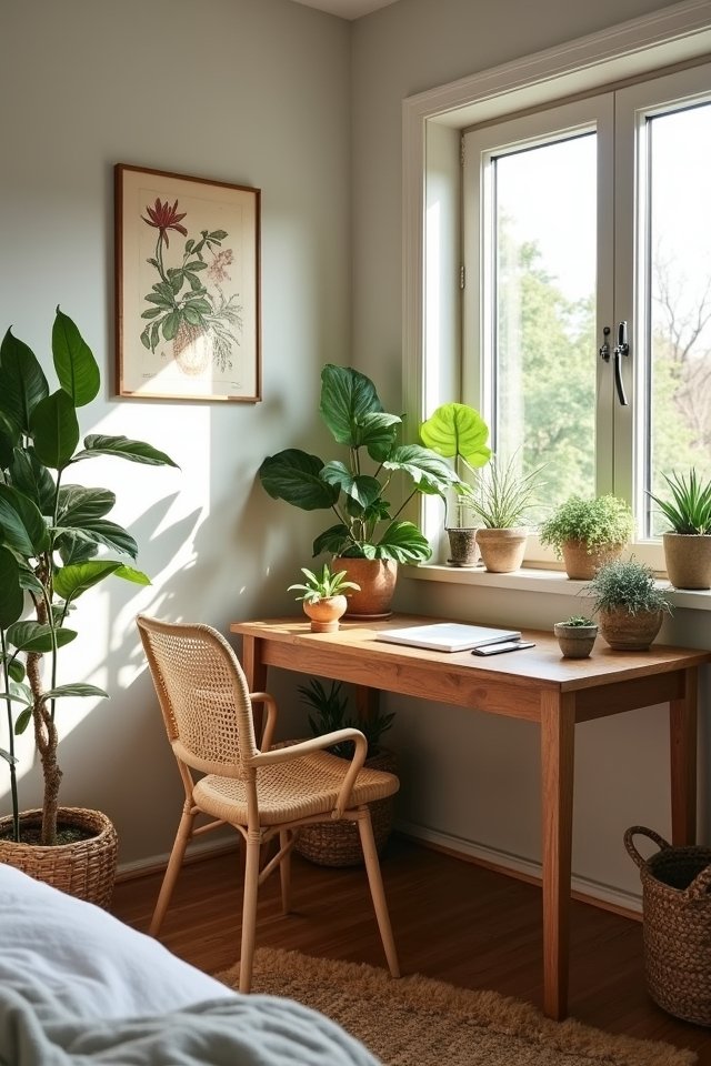 nature inspired workspace oasis