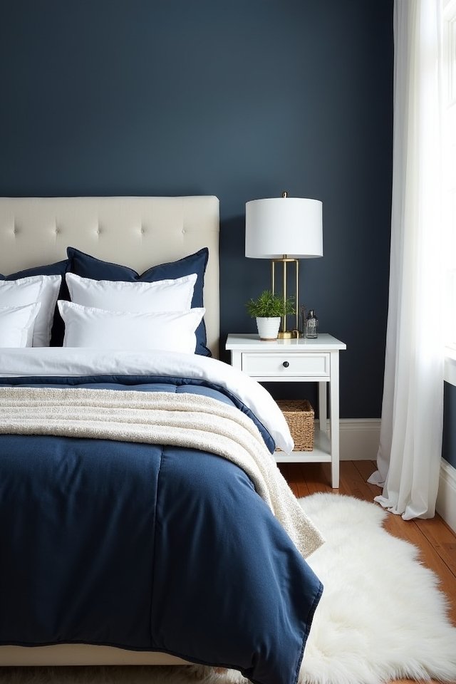 nautical navy and white