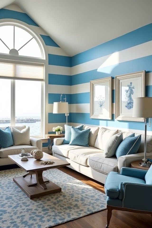 nautical stripes for decor