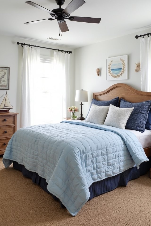 nautical summer bedroom decor