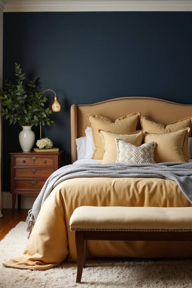 navy and gold elegance