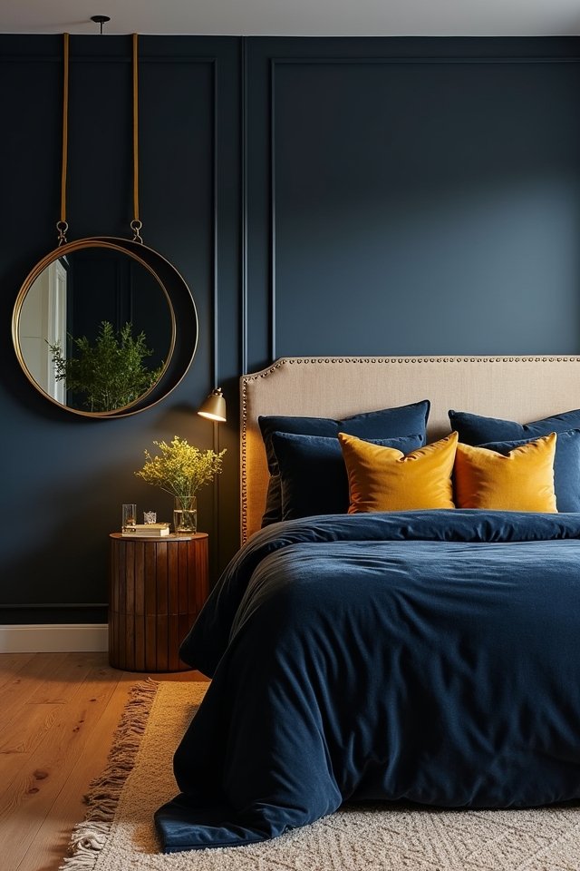 navy and gold elegance
