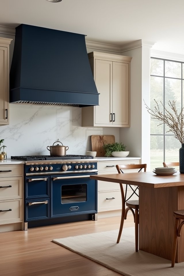 navy blue appliances elevate kitchens
