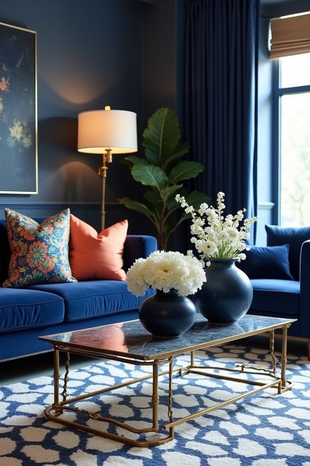 navy blue decor inspiration