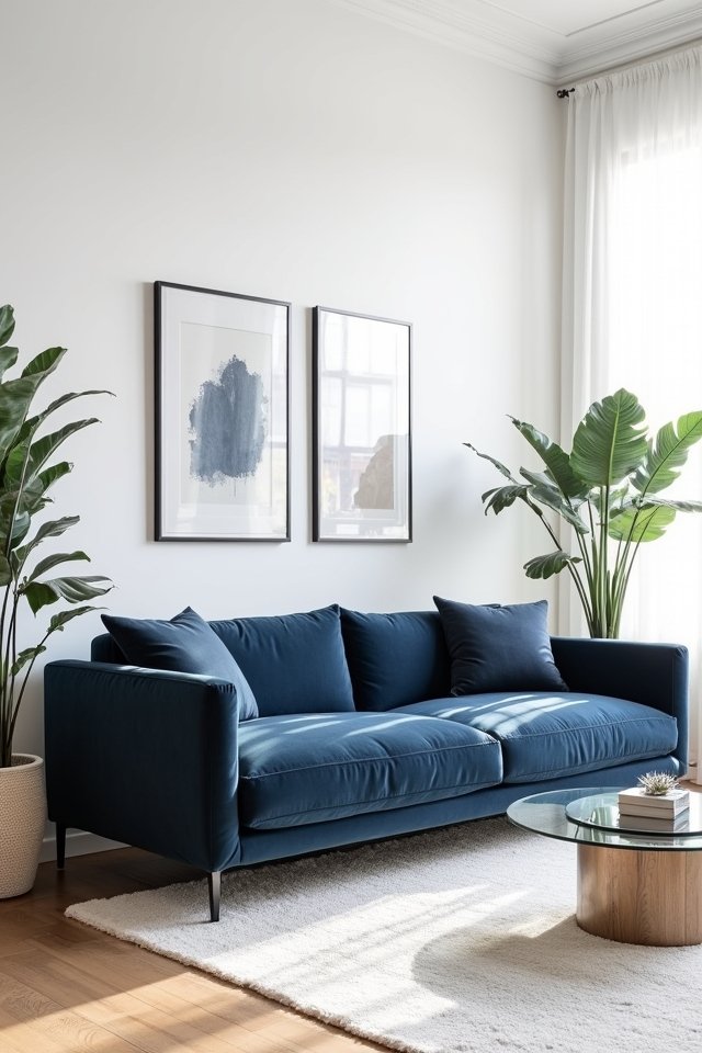 navy elegance with minimalism