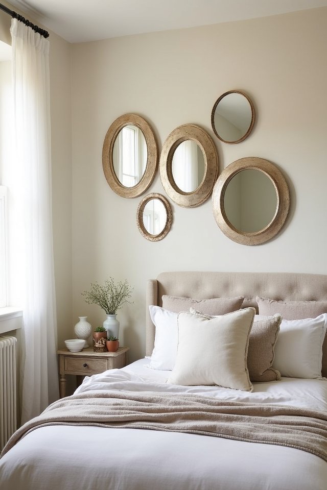 nesting mirrors create depth