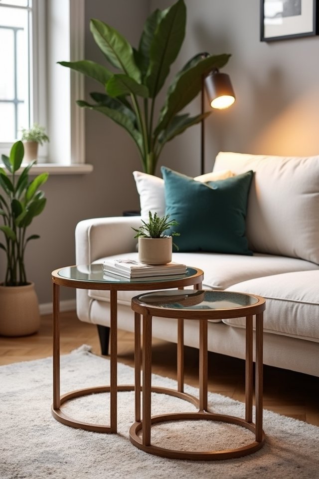 nesting tables for versatility