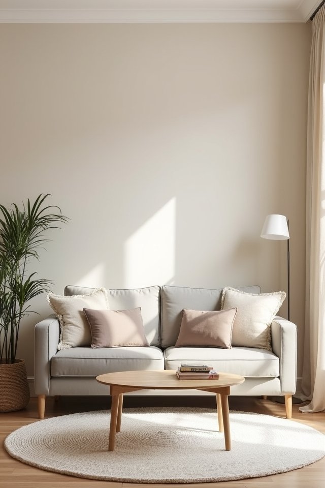 neutral colors create coziness