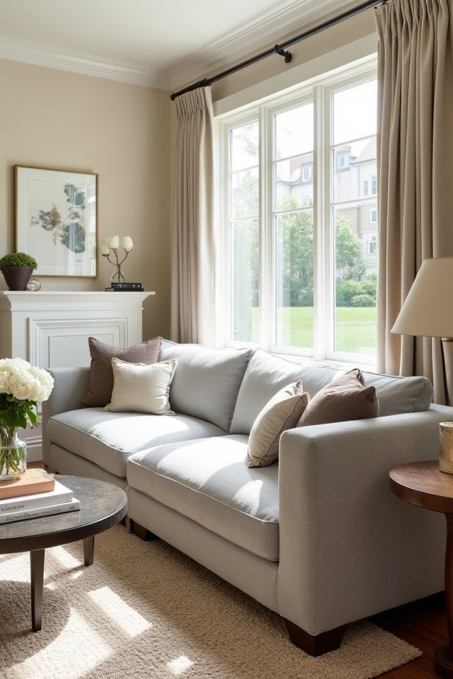 neutral colors create warmth