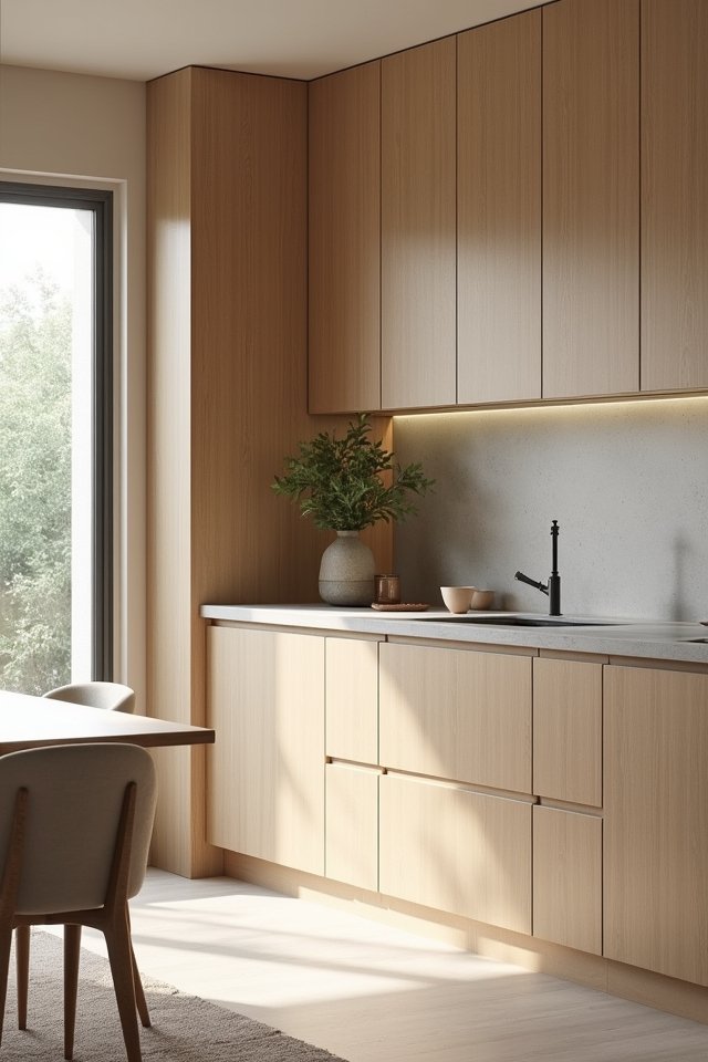 neutral cozy kitchen vibes