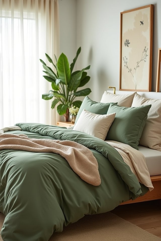 neutral pillows enhance decor