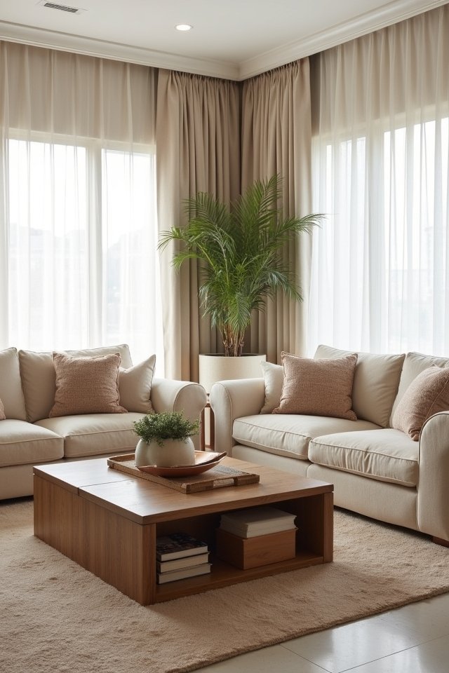 neutral tones create coziness