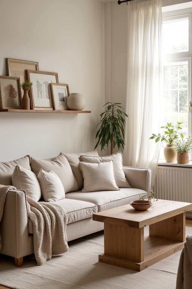 neutral tones create tranquility