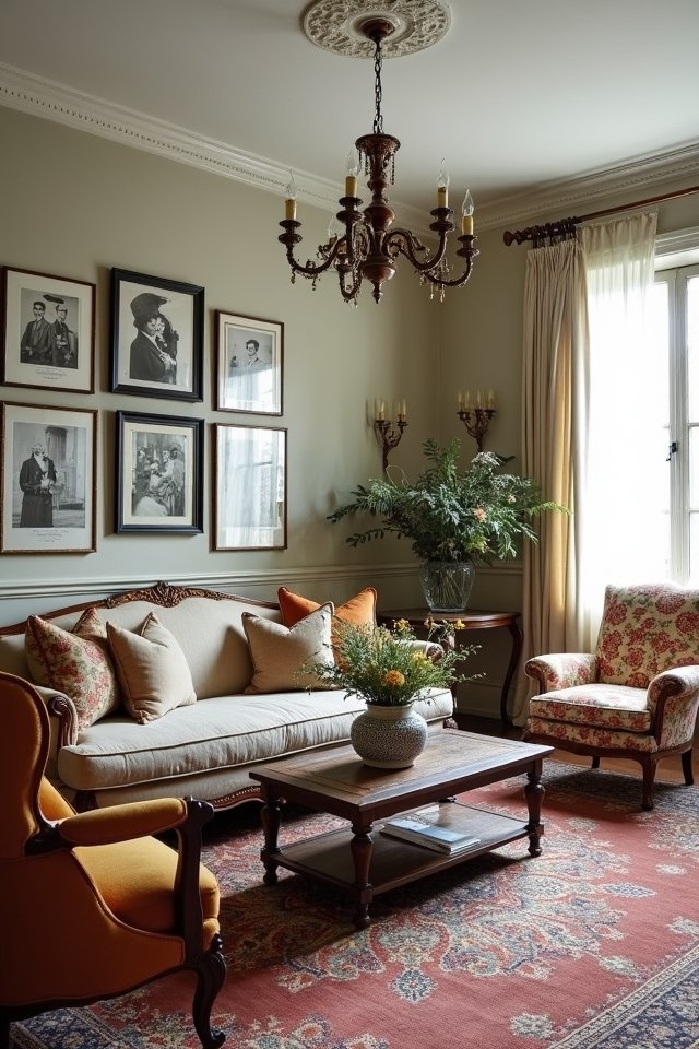 nostalgic vintage living room