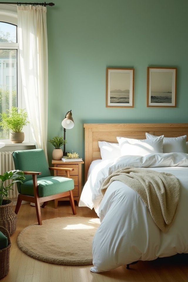 ocean green bedroom tranquility