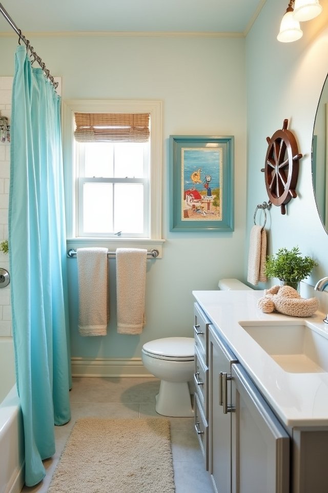 ocean inspired bathroom decor