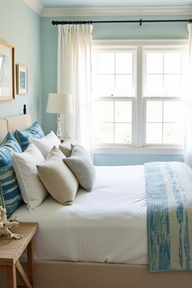 ocean themed throw pillows