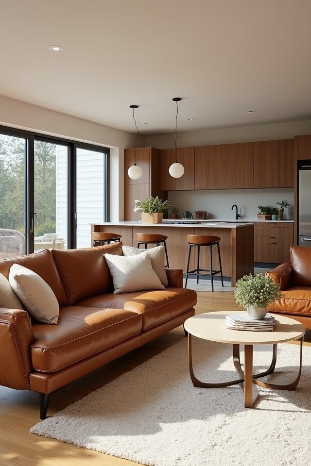 open concept living flow