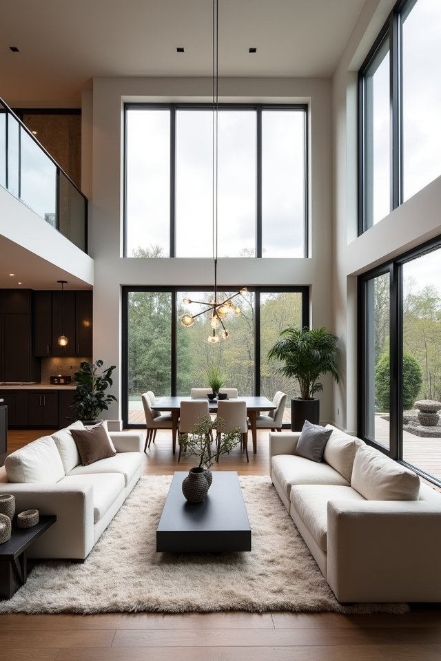 open concept living space