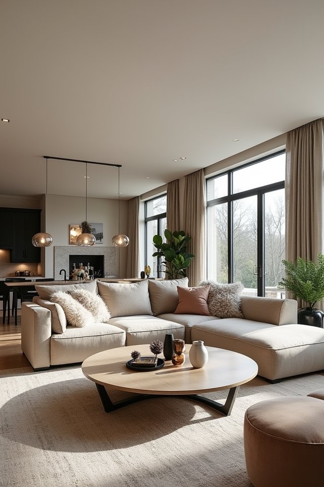 open concept living space