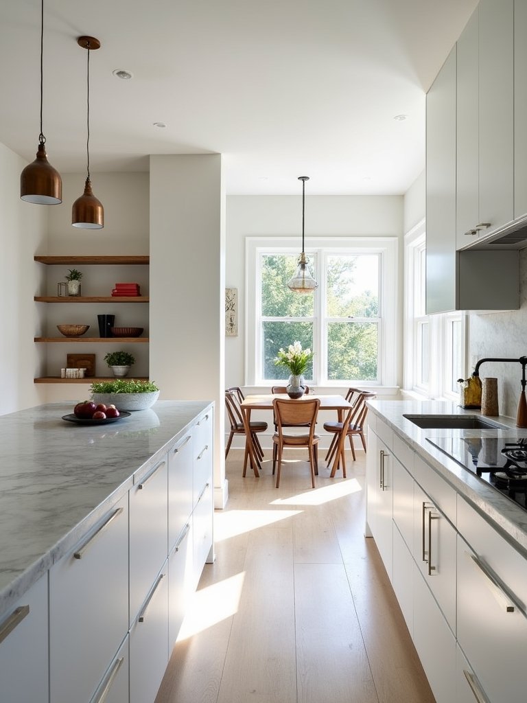 open functional inviting kitchen