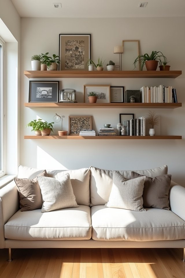 open shelving design tips