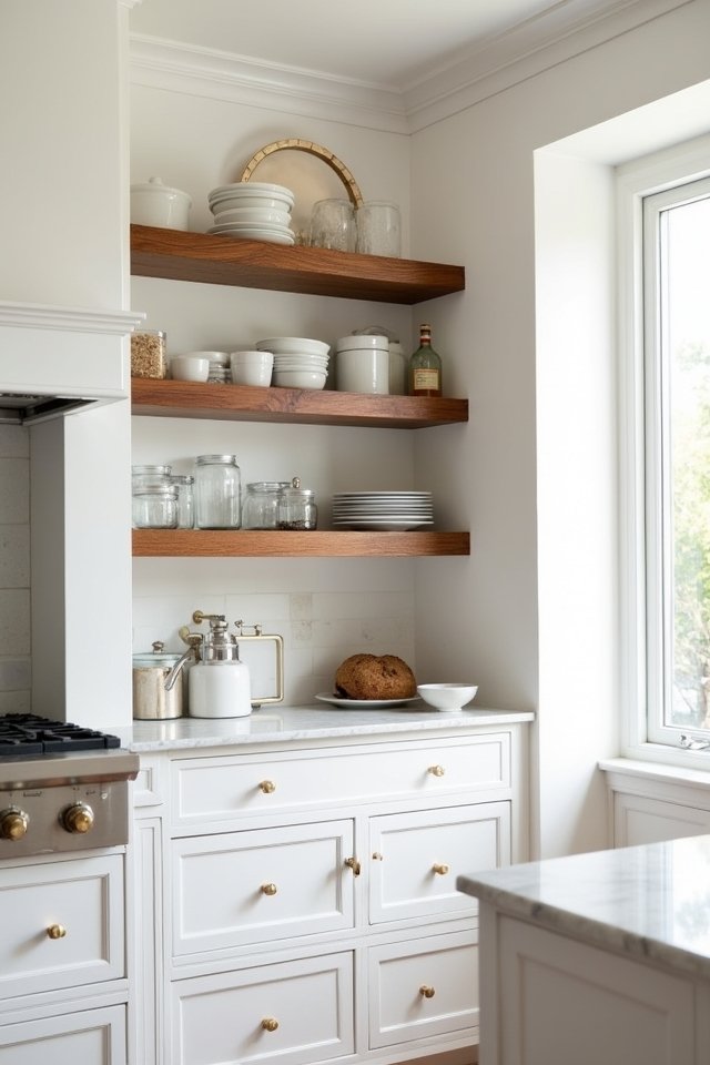 open shelving design tips