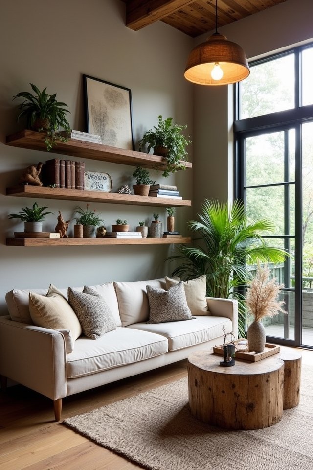 open shelving for style
