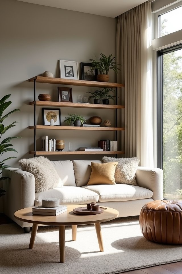 open shelving for style
