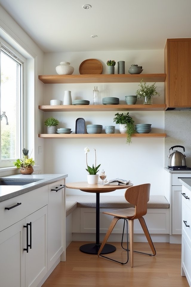 open shelving kitchen transformation