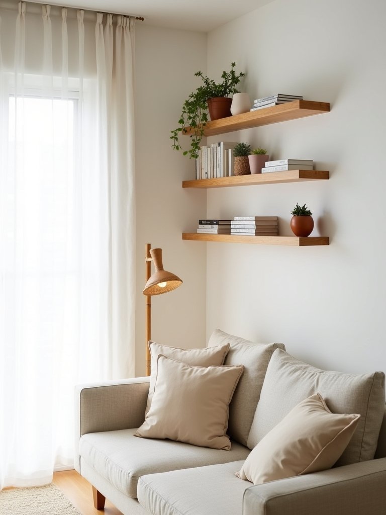 open shelving personal gallery