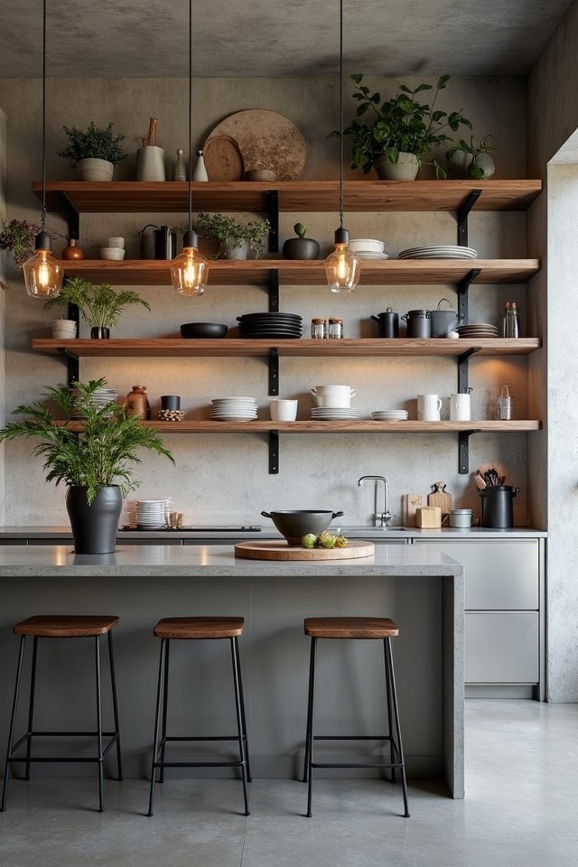 open shelving practical elegance