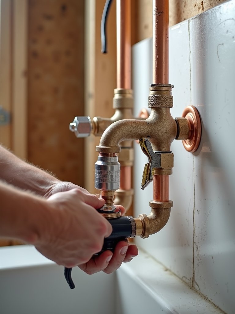 optimize bathroom water supply