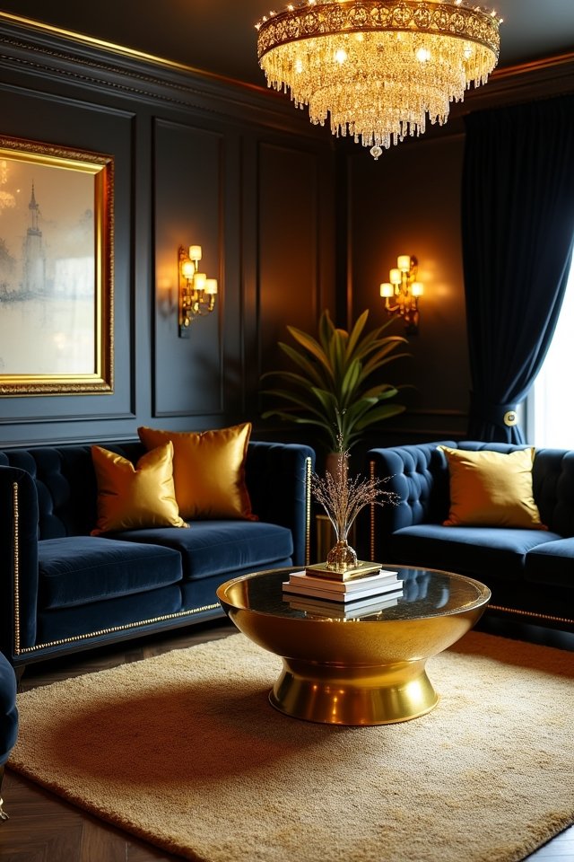 opulent living room design