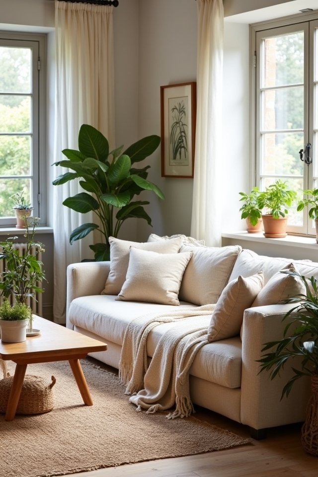 organic cotton and linen