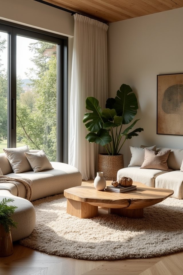 organic curves in decor