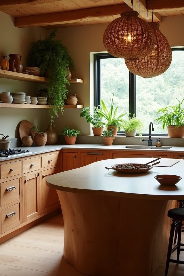 organic kitchen design inspiration