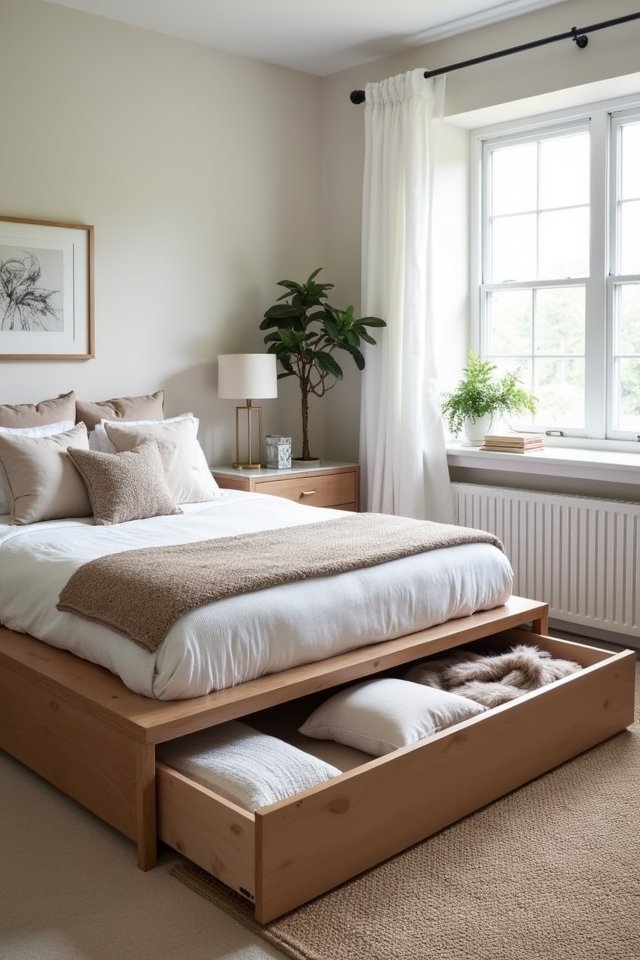 organize under bed storage stylishly
