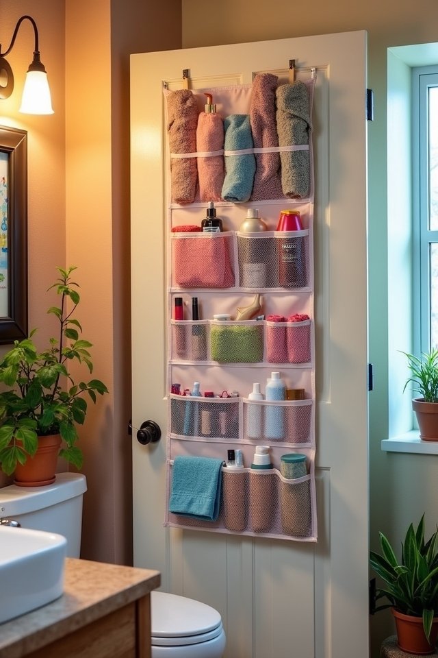organize with over the door solutions