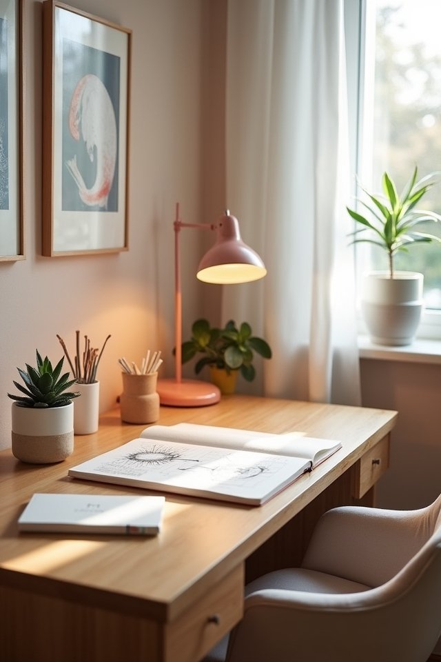 organized desk sparks creativity
