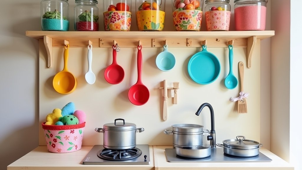 organizing kids play kitchen