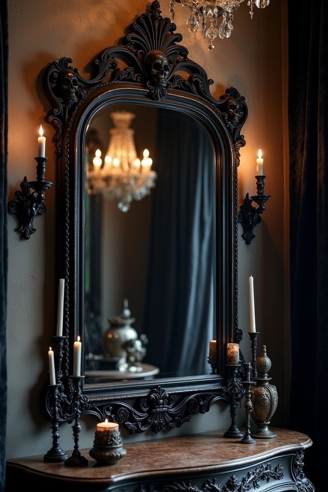 ornate mirrors enhance elegance